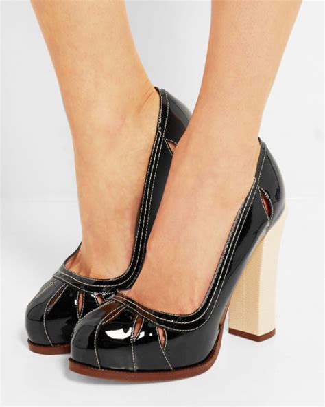 fendi patent leather pumps|fendi pumps saks.